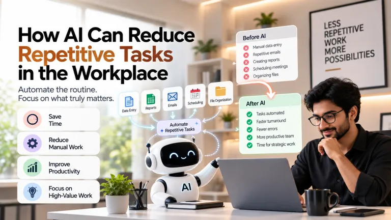 How AI Can Reduce Repetitive Tasks in the Workplace