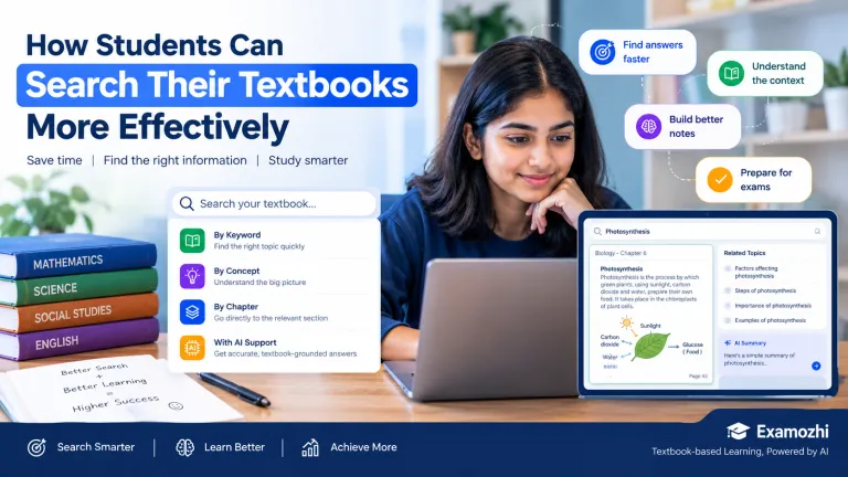 How students can search their textbooks more effectively?