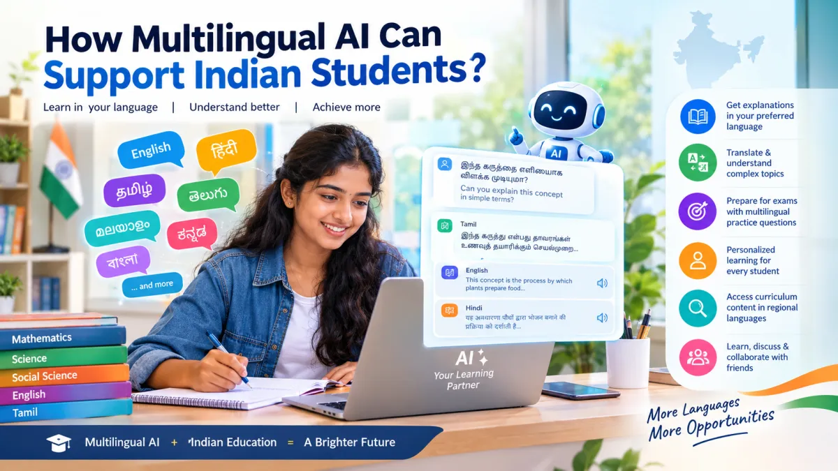How Multilingual AI can support Indian Students?