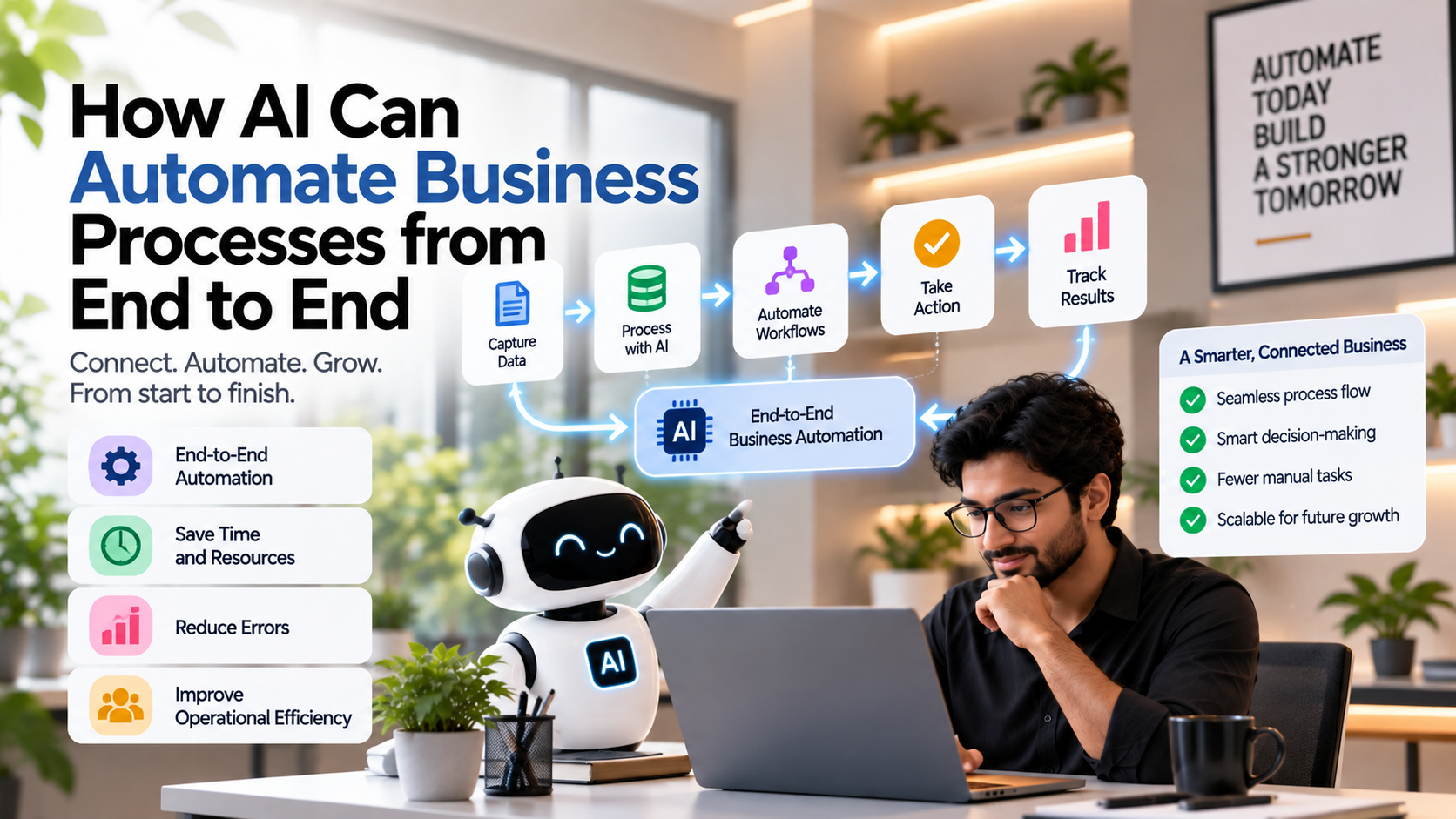 How AI Can Automate Business Processes from End to End