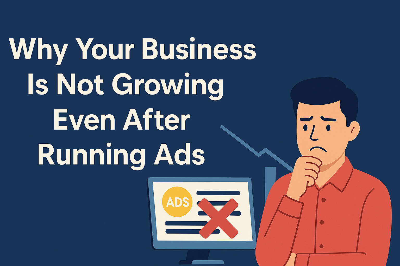 Why Your Business Is Not Growing Even After Running Ads (And How to Fix It)